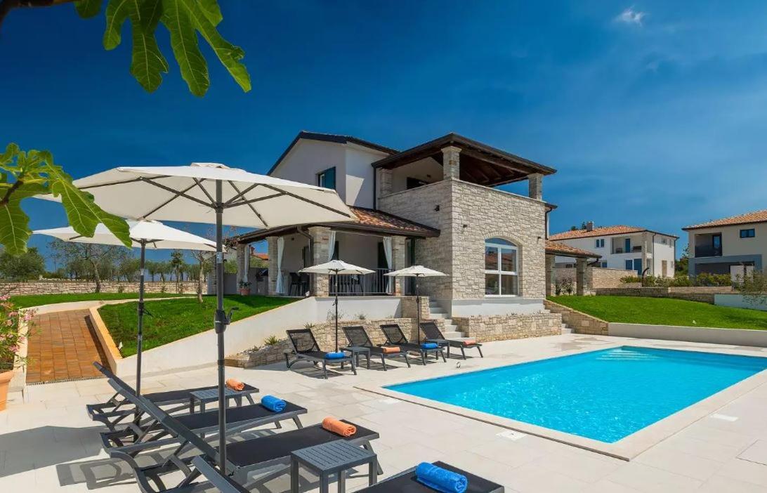 Villa Victoria Istra - Heated Pool Nova Vas  Kültér fotó